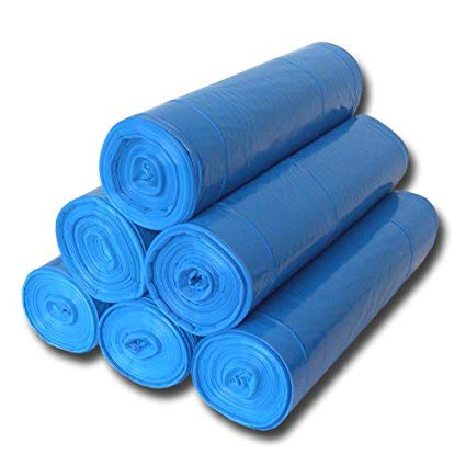 Müllsack 200 l, blau, 10 St./Pack., 200, 50+45 x 125 cm (B x H)